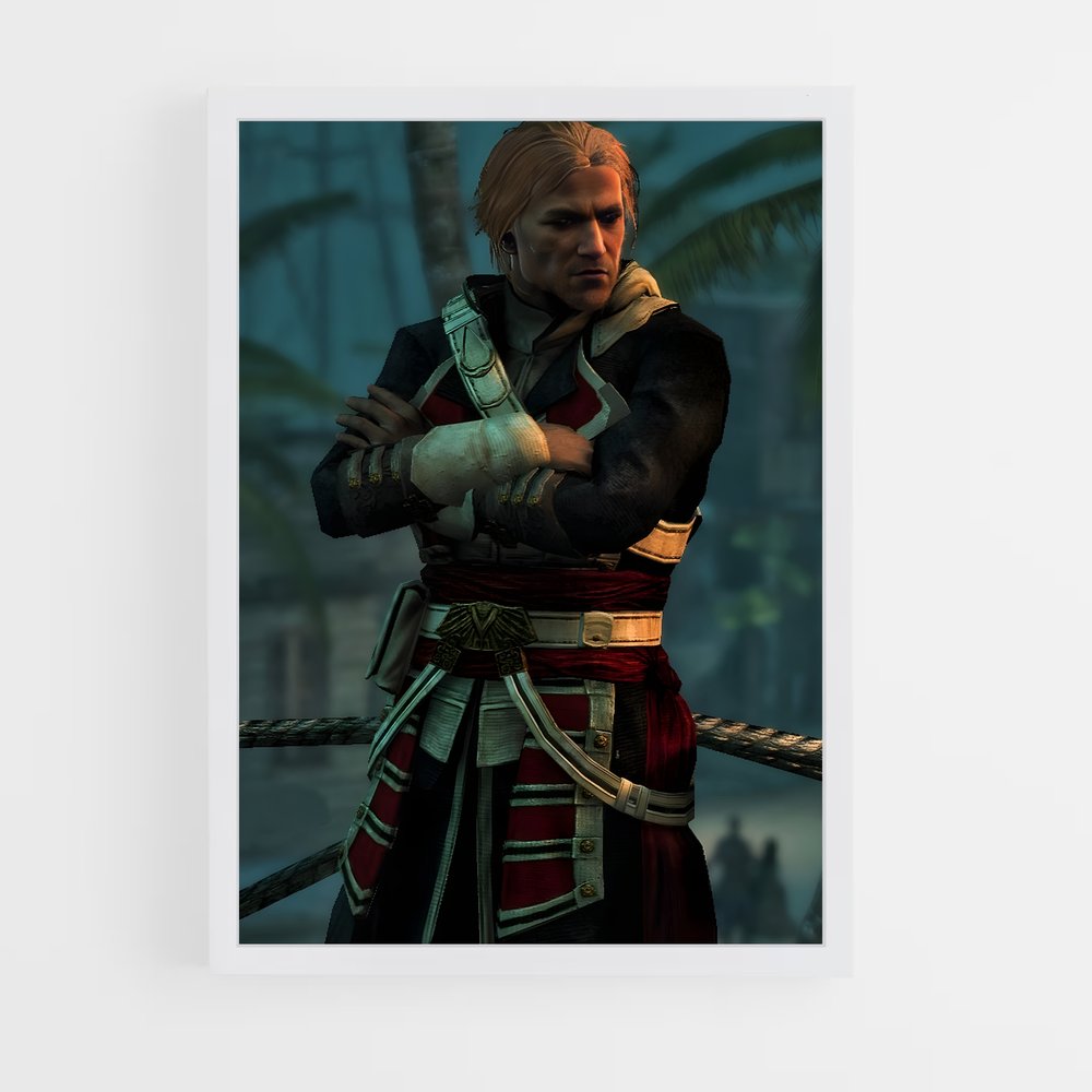 Poster Edward kenway – affiche Assassin's Creed (vue 3)